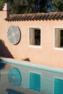 pool area at Casa Mosaica